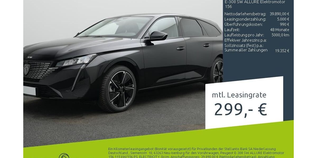 Peugeot 308 5.332 km 36.540 &euro; Dülmen 48249