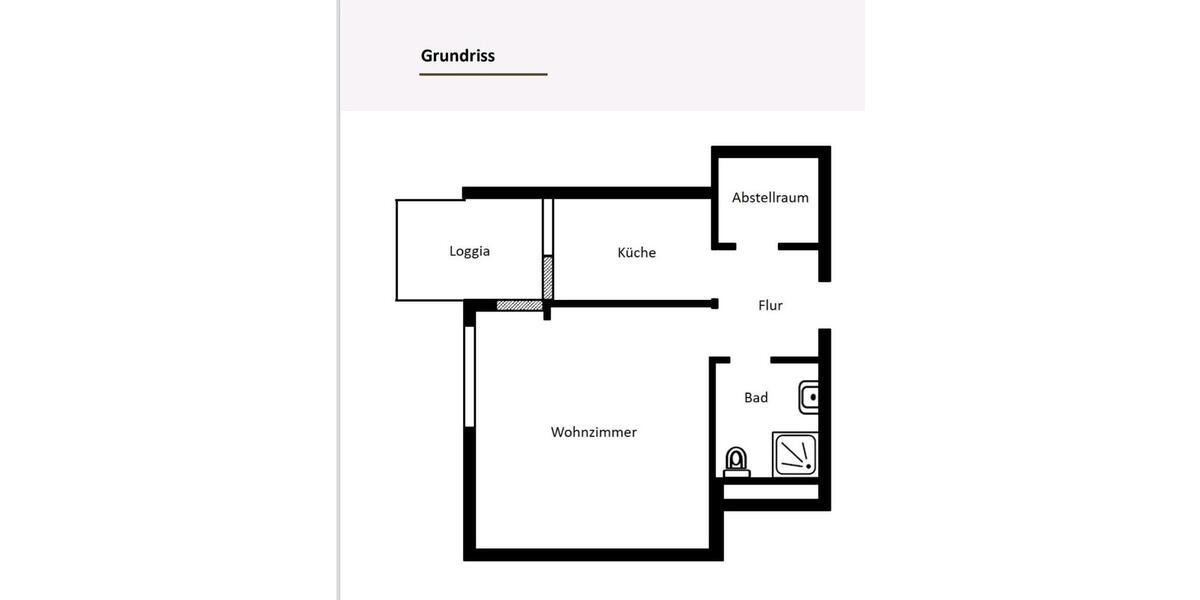 Etagenwohnung Münster Münster-Nord - 1 Zimmer, 37 m&sup2;, 990&euro; | Angebot:25855886