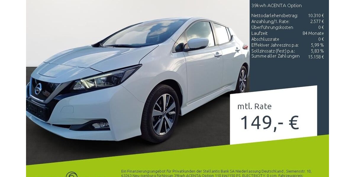 Nissan Leaf 30.212 km 12.989 &euro; Münster - Amelsbüren 48163