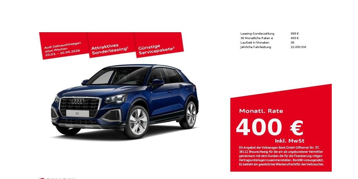 Audi Q2 6.881 km 34.880 &euro; Münster 48153