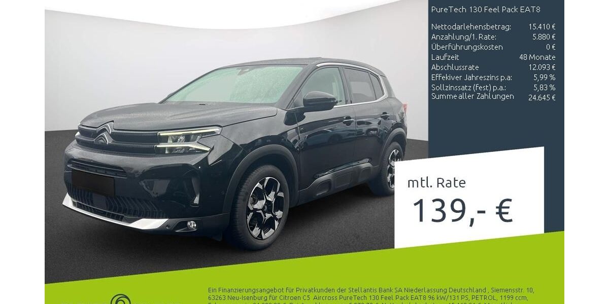 Citroen C5 Aircross 40.950 km 18.760 &euro; Dülmen 48249