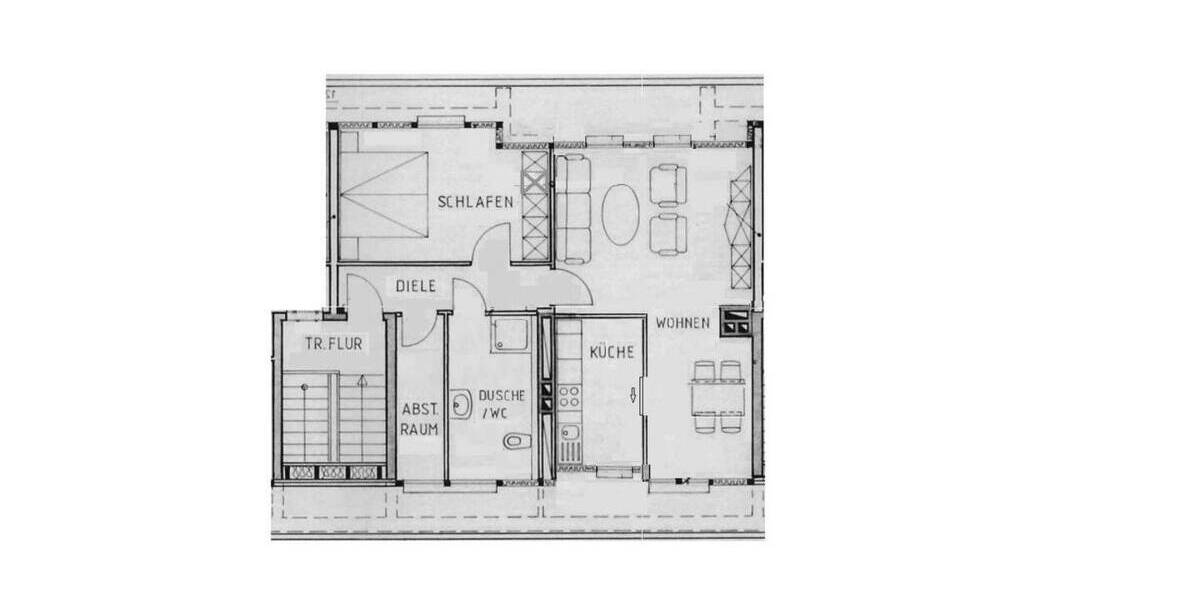 Etagenwohnung Emsdetten - 2 Zimmer, 57 m&sup2;, 125.000&euro; | Angebot:26684441