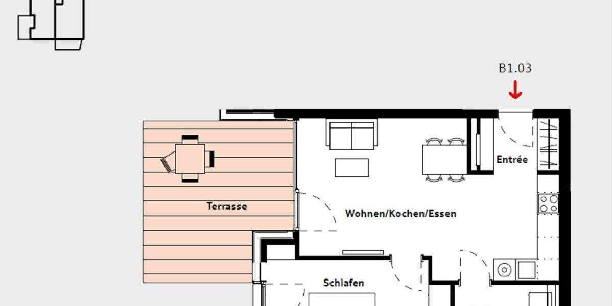 Etagenwohnung Münster Mauritz - 2 Zimmer, 57 m&sup2;, 465.000&euro; | Angebot:25837806