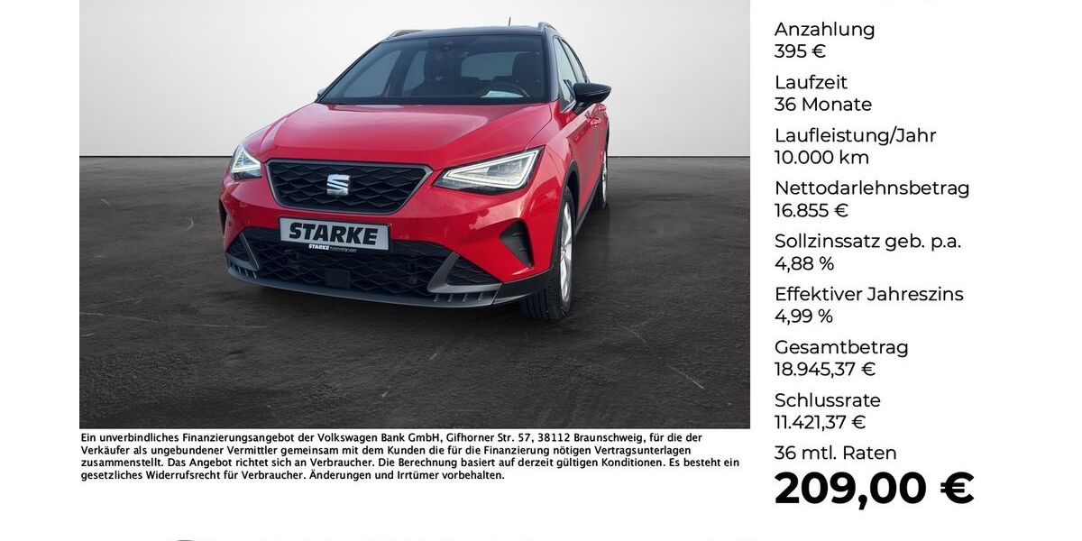 Seat Arona 33.827 km 16.790 &euro; Lengerich 49525