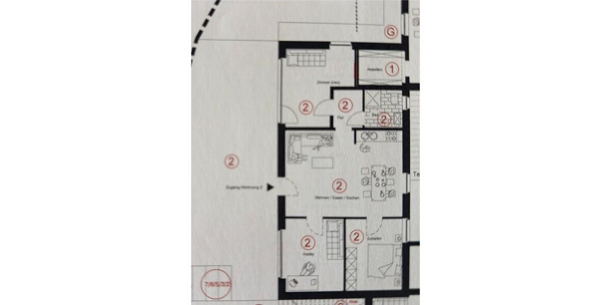Erdgeschoßwohnung Münster Gievenbeck - 3 Zimmer, 76 m&sup2;, 403.913&euro; | Angebot:26414910