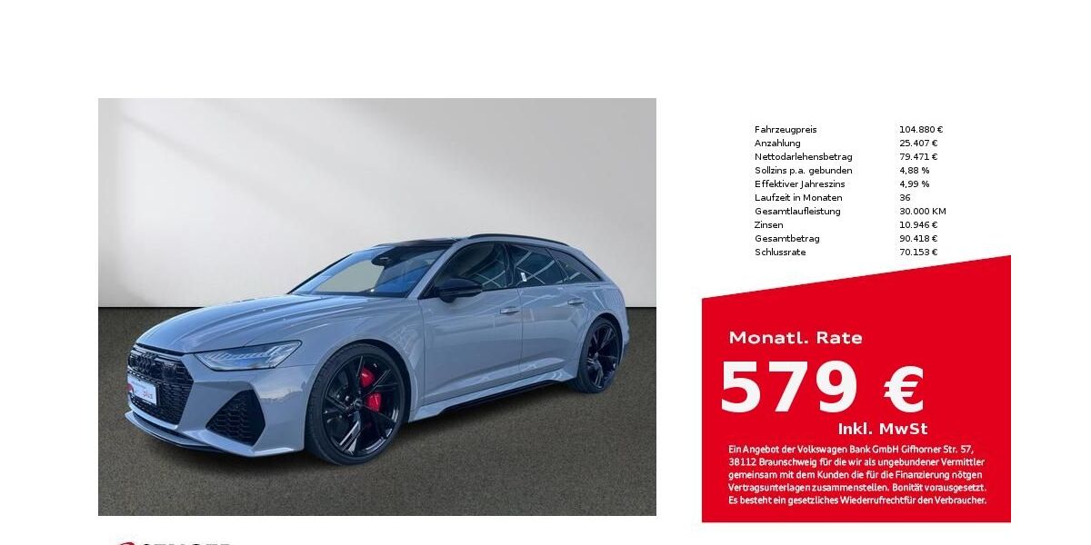 Audi RS6 22.306 km 104.880 &euro; Münster 48153