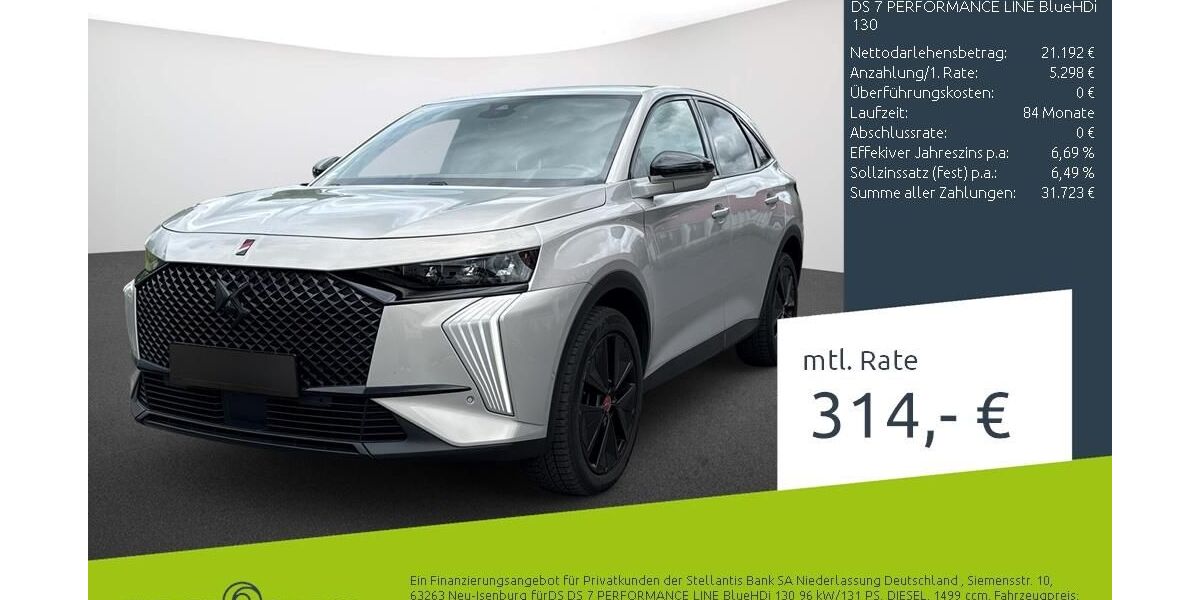 DS Automobiles DS7 (Crossback) 55.880 km 26.490 &euro; Dülmen 48249
