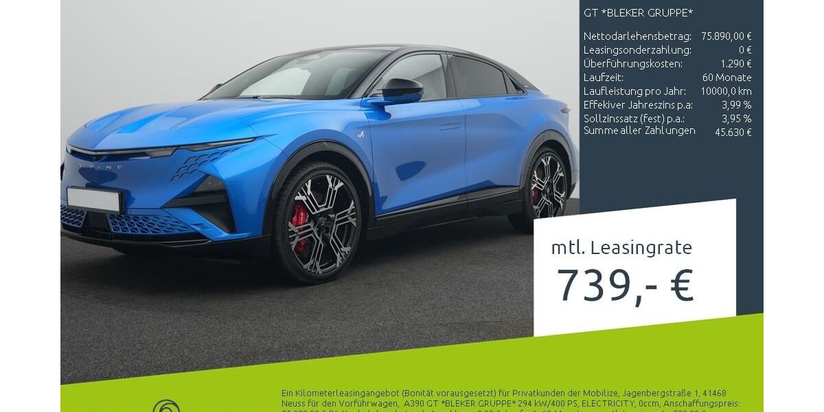 Alpine A390 6.500 km 73.990 &euro; Münster - Amelsbüren 48163