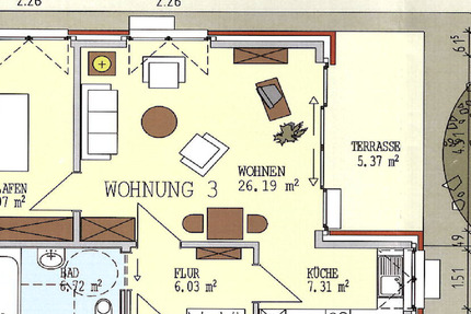 Wohnung Münster Gievenbeck - 3 Zimmer, 67 m&sup2;, 800&euro; | Angebot:25322462