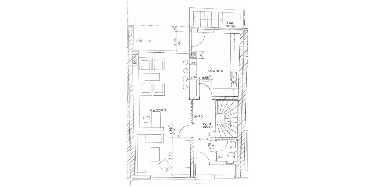 Reihenhaus Münster Gievenbeck - 4 Zimmer, 120 m&sup2;, 340.000&euro; | Angebot:27090618
