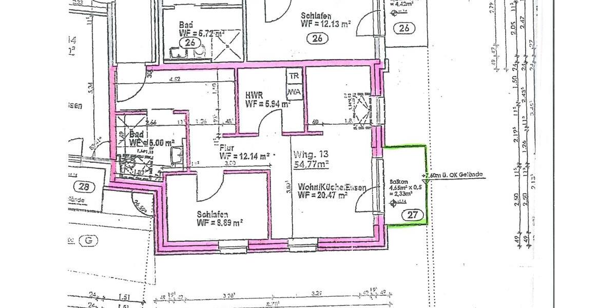 Dachgeschoßwohnung Saerbeck - 2 Zimmer, 62 m&sup2;, 656&euro; | Angebot:24786162