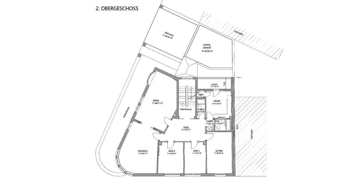 Etagenwohnung Münster Gievenbeck - 5 Zimmer, 169 m&sup2;, 1.249.000&euro; | Angebot:27298987