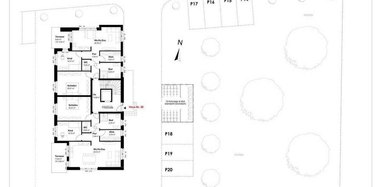 Reihenendhaus Steinfurt Burgsteinfurt - 3 Zimmer, 121 m&sup2;, 491.400&euro; | Angebot:25736077