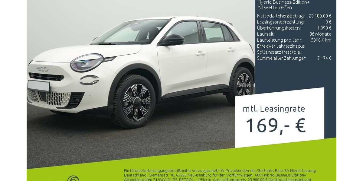 Fiat 600 3.000 km 22.880 &euro; Dülmen 48249