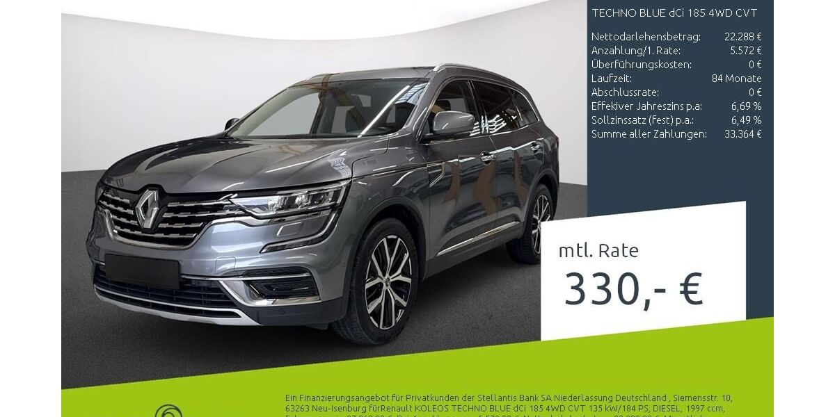 Renault Koleos 47.320 km 27.860 &euro; Dülmen 48249