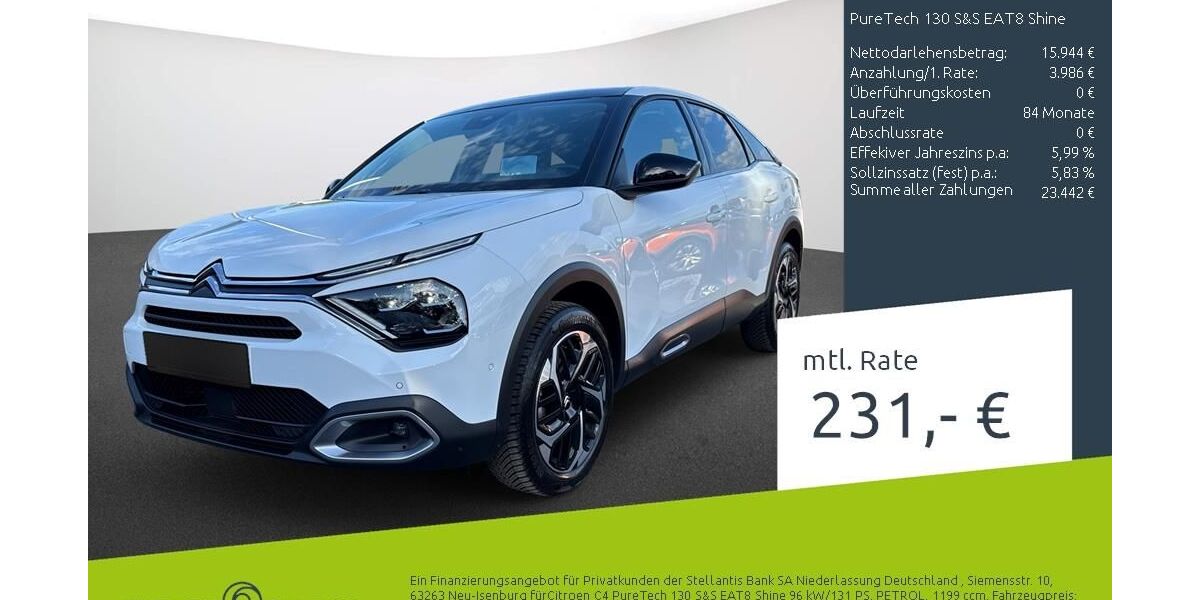 Citroen C4 21.223 km 19.839 &euro; Münster - Amelsbüren 48163