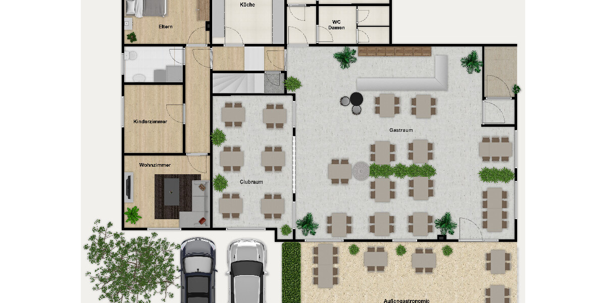 Münster-Südstadt Top-Restaurant mit Biergarten zu verkaufen! - Gewerbeobjekt Münster Mitte-Süd | Angebot:21367144