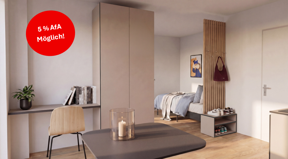 Etagenwohnung Münster Berg Fidel - 1 Zimmer, 22 m&sup2;, 172.220&euro; | Angebot:27316579