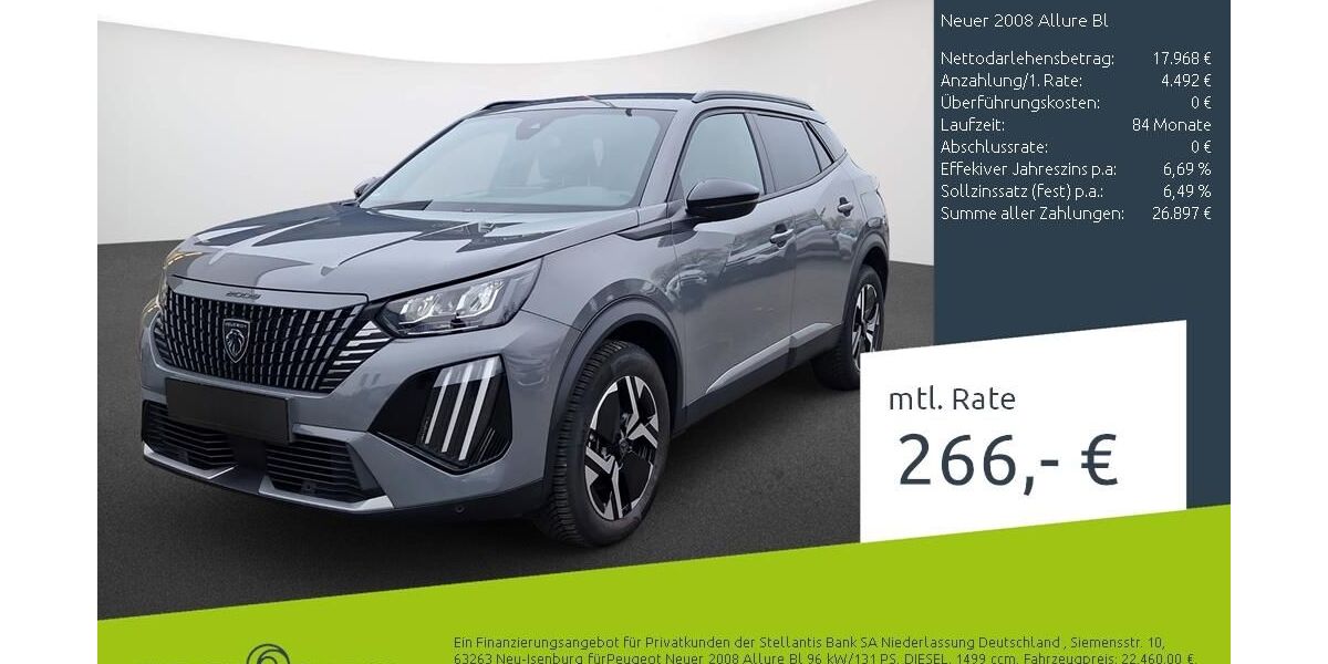 Peugeot 2008 13.856 km 22.460 &euro; Dülmen 48249