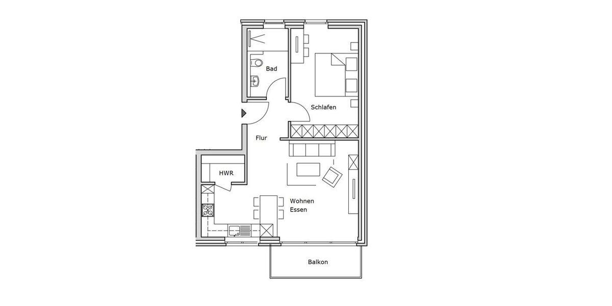 Etagenwohnung Steinfurt - 2 Zimmer, 66 m&sup2;, 792&euro; | Angebot:26618899