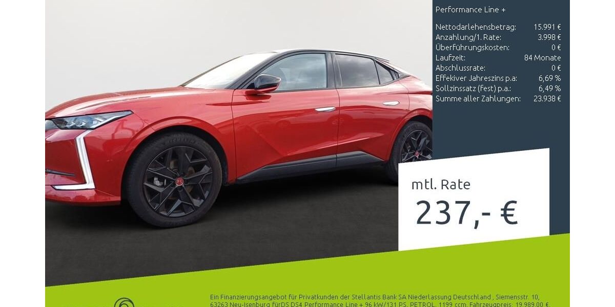 DS Automobiles DS4 12.131 km 19.570 &euro; Münster - Amelsbüren 48163