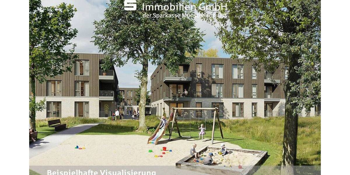 Etagenwohnung Münster Gievenbeck - 2 Zimmer, 65 m&sup2;, 445.500&euro; | Angebot:26827010