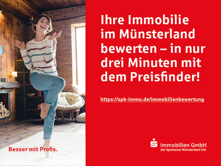 Etagenwohnung Münster Mauritz - 3 Zimmer, 93 m&sup2;, 729.000&euro; | Angebot:26557932
