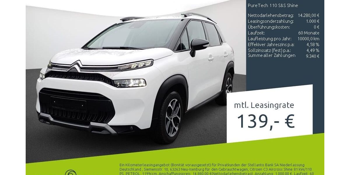 Citroen C3 Aircross 17.081 km 12.880 &euro; Münster - Amelsbüren 48163