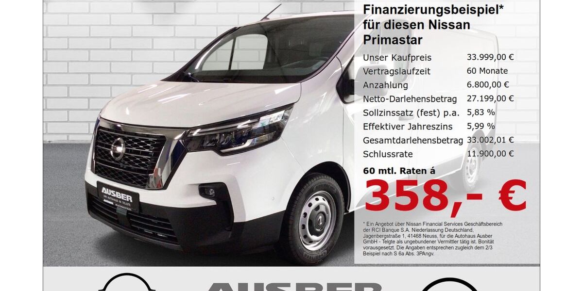 Nissan Primastar 20.196 km 33.999 &euro; Telgte 48291