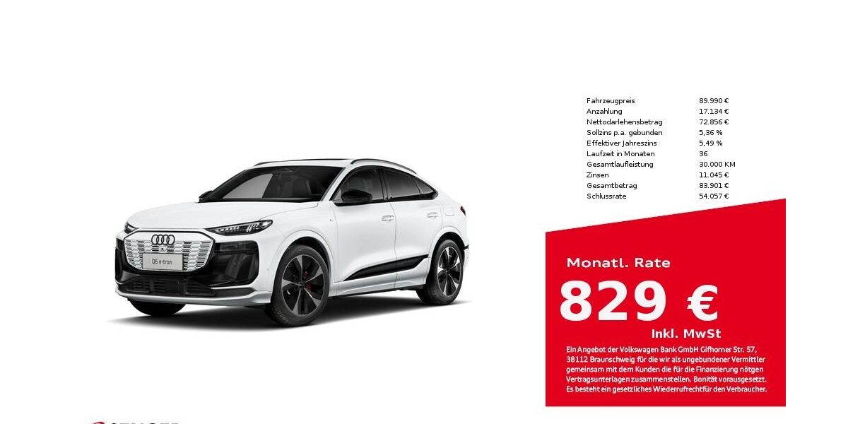 Audi Q6 e-tron 9.000 km 78.990 &euro; Münster 48153