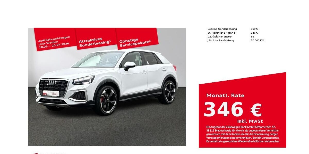 Audi Q2 3.287 km 33.880 &euro; Münster 48153