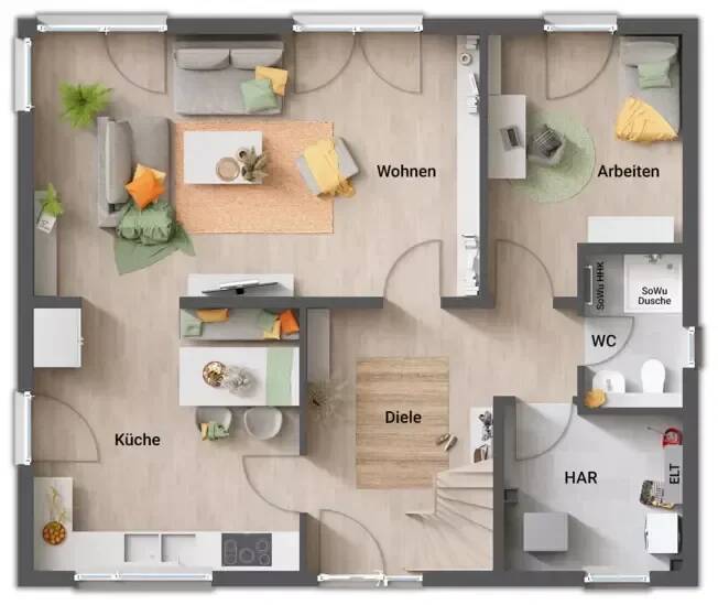 Mehrfamilienhaus, Wohnhaus Altenberge - 5 Zimmer, 152 m&sup2;, 309.500&euro; | Angebot:25771409