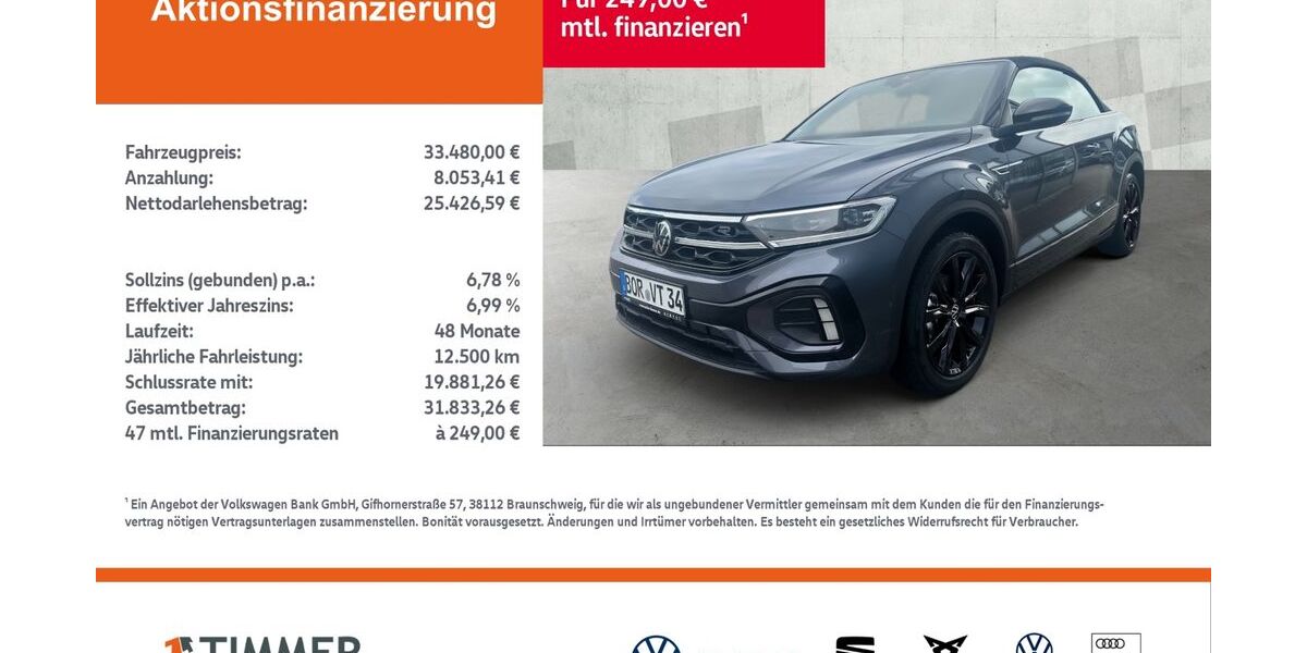 VW T-Roc 19.999 km 33.490 &euro; Dülmen 48249
