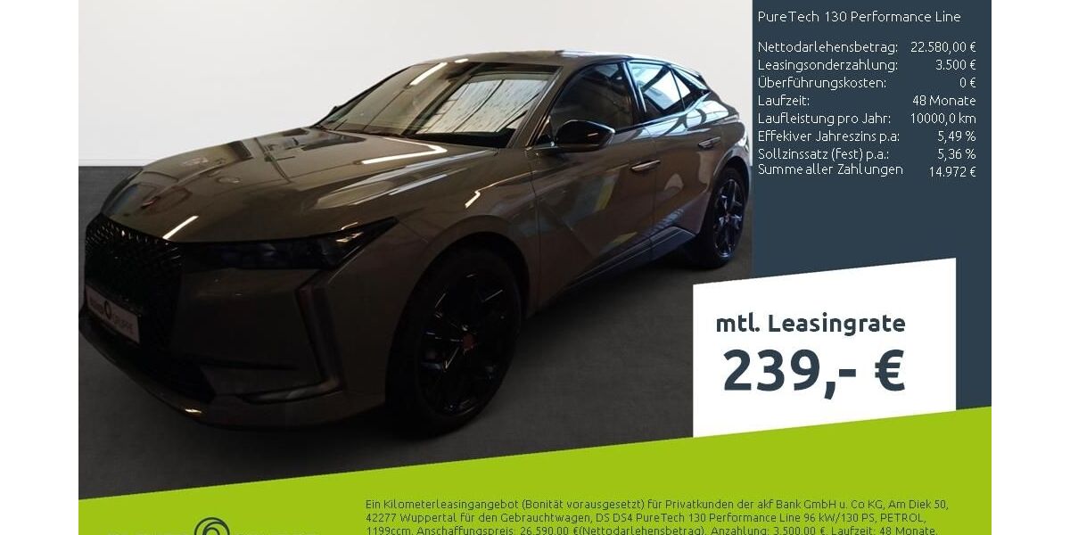 DS Automobiles DS4 21.509 km 18.663 &euro; Münster - Amelsbüren 48163