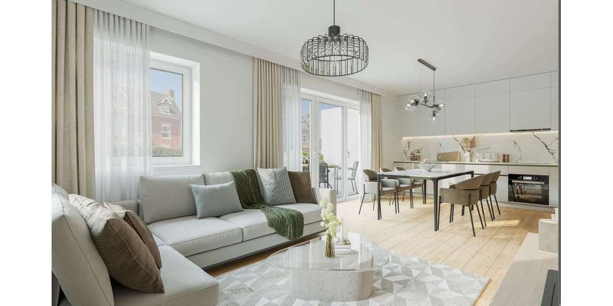 Etagenwohnung Münster Münster-Südost - 3 Zimmer, 87 m&sup2;, 638.000&euro; | Angebot:24457607