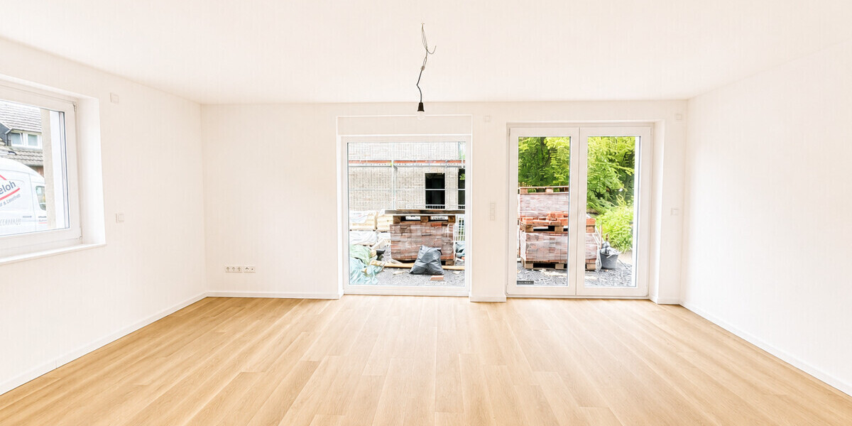 Exklusiver Erstbezug einer hochwertig kernsanierten Maisonettewohnung mit Privatteich & Terrasse - Maisonettenwohnung Münster / Albachten Albachten | Angebot:26621542