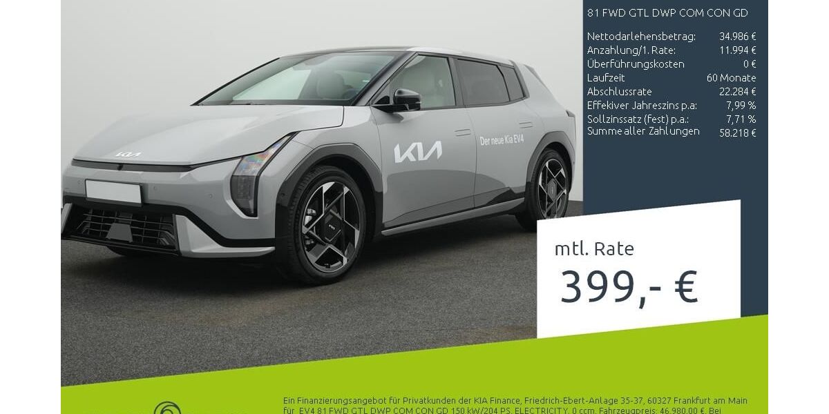 Kia EV4 18.980 km 43.570 &euro; Münster - Amelsbüren 48163