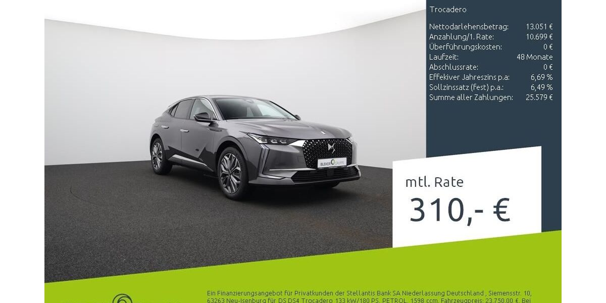 DS Automobiles DS4 20.110 km 22.990 &euro; Münster - Amelsbüren 48163