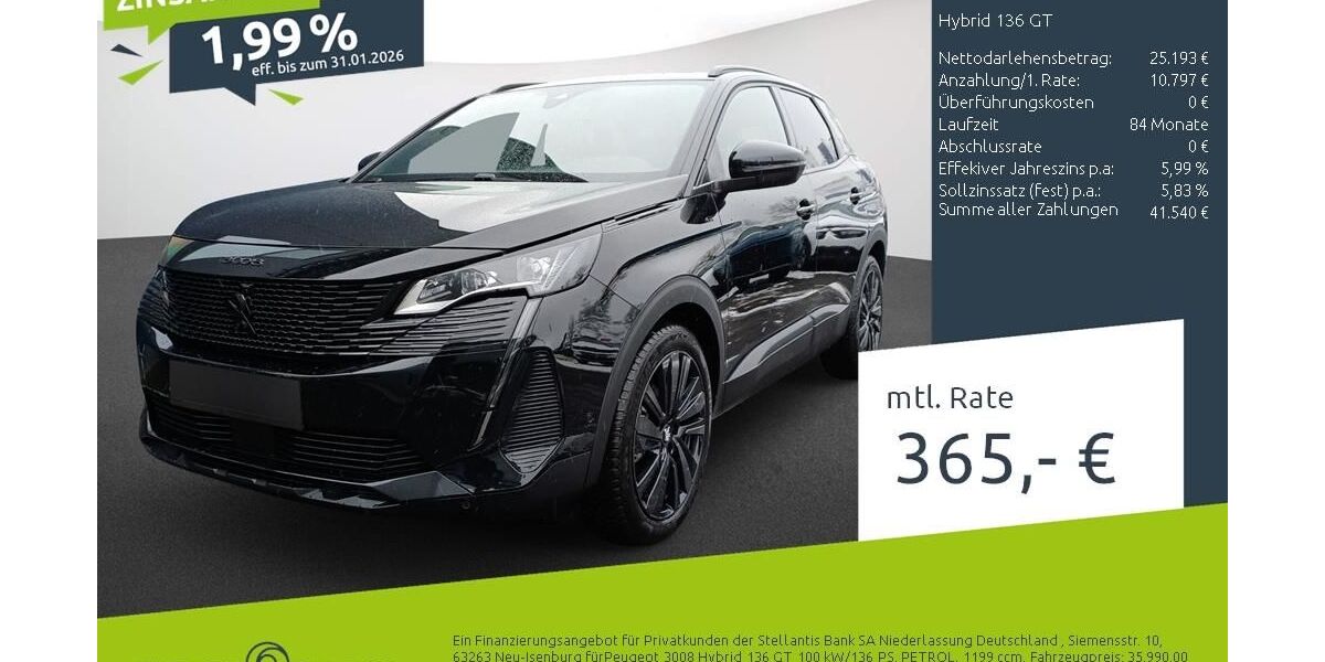 Peugeot 3008 18.774 km 35.990 &euro; Dülmen 48249