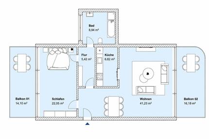 Haus Münster Gievenbeck - 2 Zimmer, 100 m&sup2;, 1.450&euro; | Angebot:26491207