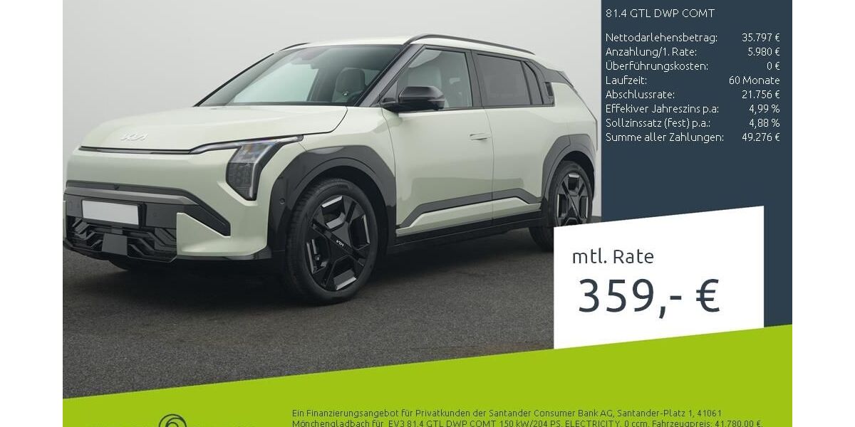 Kia EV3 4.490 km 41.777 &euro; Münster - Amelsbüren 48163