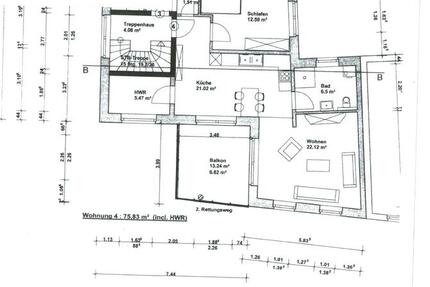 Wohnung Warendorf - 2 Zimmer, 76 m&sup2;, 775&euro; | Angebot:25580096