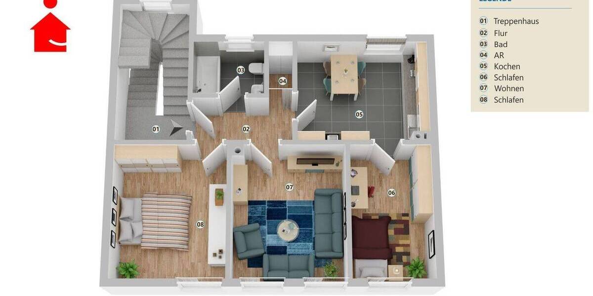 Mehrfamilienhaus, Wohnhaus Steinfurt Burgsteinfurt - 9 Zimmer, 255.000&euro; | Angebot:26080381