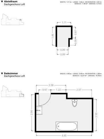 Dachgeschoßwohnung Dülmen - 5 Zimmer, 173 m&sup2;, 1.816&euro; | Angebot:26591781
