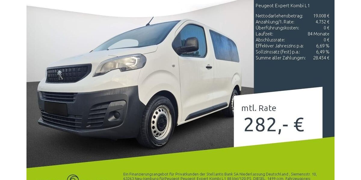 Peugeot Expert 39.164 km 23.760 &euro; Münster - Amelsbüren 48163