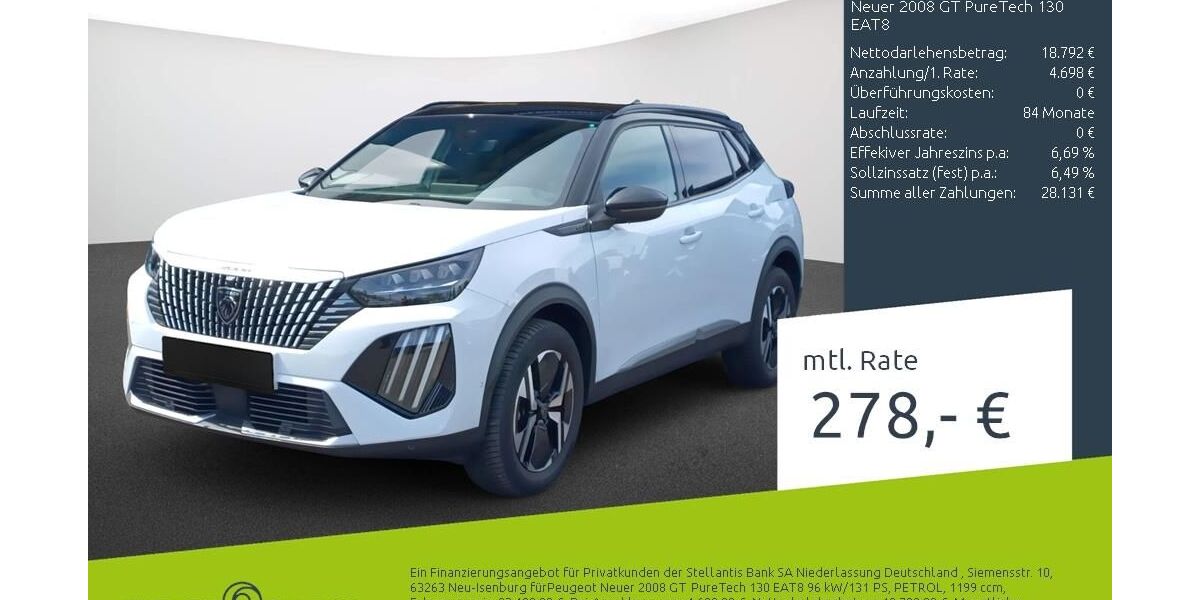 Peugeot 2008 24.590 km 23.490 &euro; Dülmen 48249