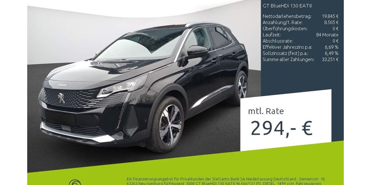 Peugeot 3008 33.837 km 28.350 &euro; Dülmen 48249