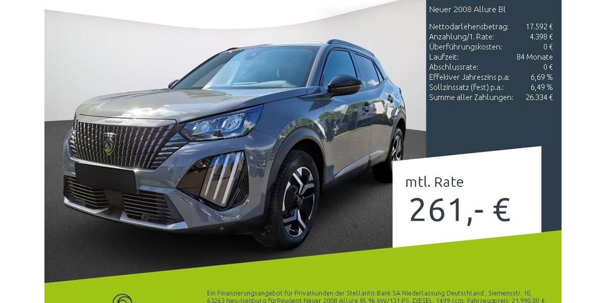 Peugeot 2008 30.171 km 21.990 &euro; Dülmen 48249