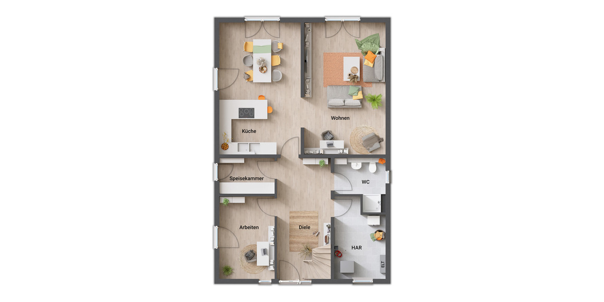 Mehrfamilienhaus, Wohnhaus Münster Amelsbüren - 4 Zimmer, 128 m&sup2;, 335.705&euro; | Angebot:26053258