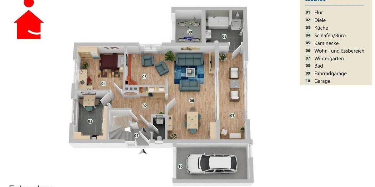 Einfamilienhaus Emsdetten - 5 Zimmer, 151 m&sup2;, 419.000&euro; | Angebot:26140437